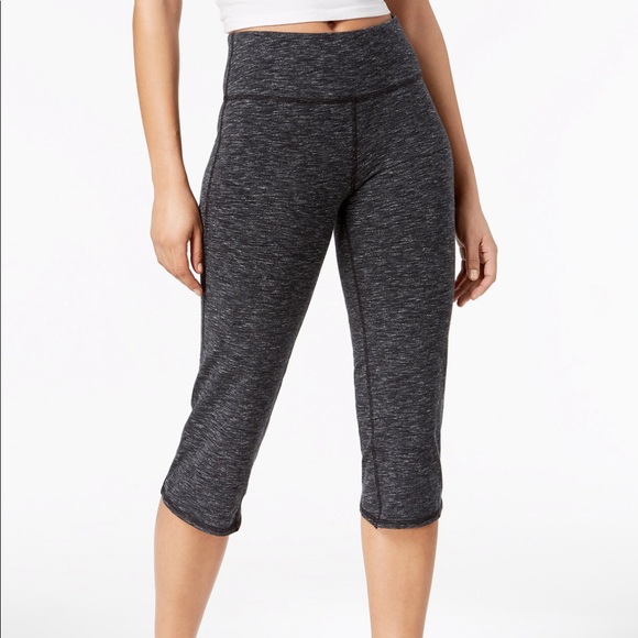Ideology Cropped Yoga Pants Noir 
